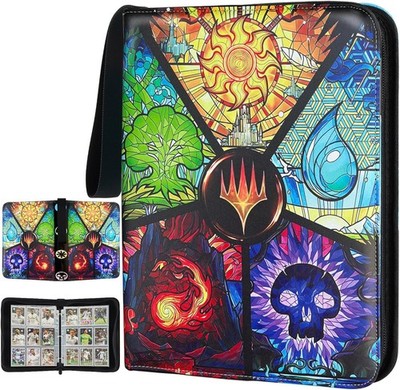 Card Binder for MTG/TCG,9 Pocket Trading Card Binder for Ygo/Ptcg,Holds 720 Card