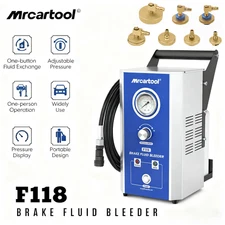 Electric Brake Fluid Bleeder Machine Brake Oil Exchange Adjustable Pressure US