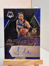2022-23 Panini Mosaic - Autographs Fast Break Joe Ingles #FB-JOE Blue Prizm /25