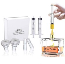 Perfume Refill Pump Tools 10ml with 2 Syringes and 4 Adapters Dispenser Kit