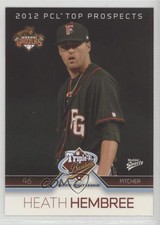 2012 MultiAd Sports Pacific Coast League Top Prospects Heath Hembree #5 2f4
