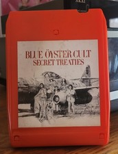 Blue Oyster Cult Secret Treaties 1974 8-Track Tape, Vintage Rock VG Sold As Is
