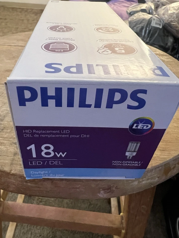 PHILIPS Corn Cob LED Lamp 18 Watt E26 model 9290023954 - Image 3 of 4