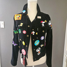 Vintage Snoopy Peanuts memorabilia on "For You" Vintage Broadway Jacket Sz S