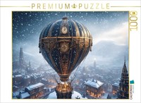 Calvendo Puzzle Dampffesselballon Im SchneegestöBer | 1000 Teile Lege-GrößE 64X4