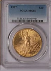 1927 Gold St. Gaudens Double Eagle $20 PCGS MS65