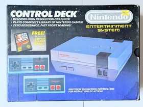Consola Nintendo NES-001 Control Deck En Caja Sin Mario Embalaje Original - Probada