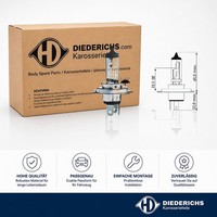 GlüHlampe Fernscheinwerfer Diederichs LID10010 FüR Volvo VW