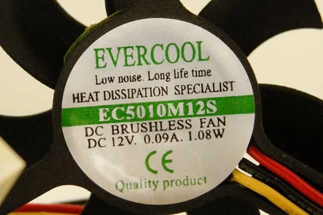 NEW Evercool EC5010M12S 5010 Square Fan - Image 2 of 2