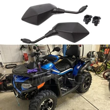 For CFmoto Cforce 600 500 800 1000 ATV Rearview Mirrors + 7/8" Handlebar Clamps