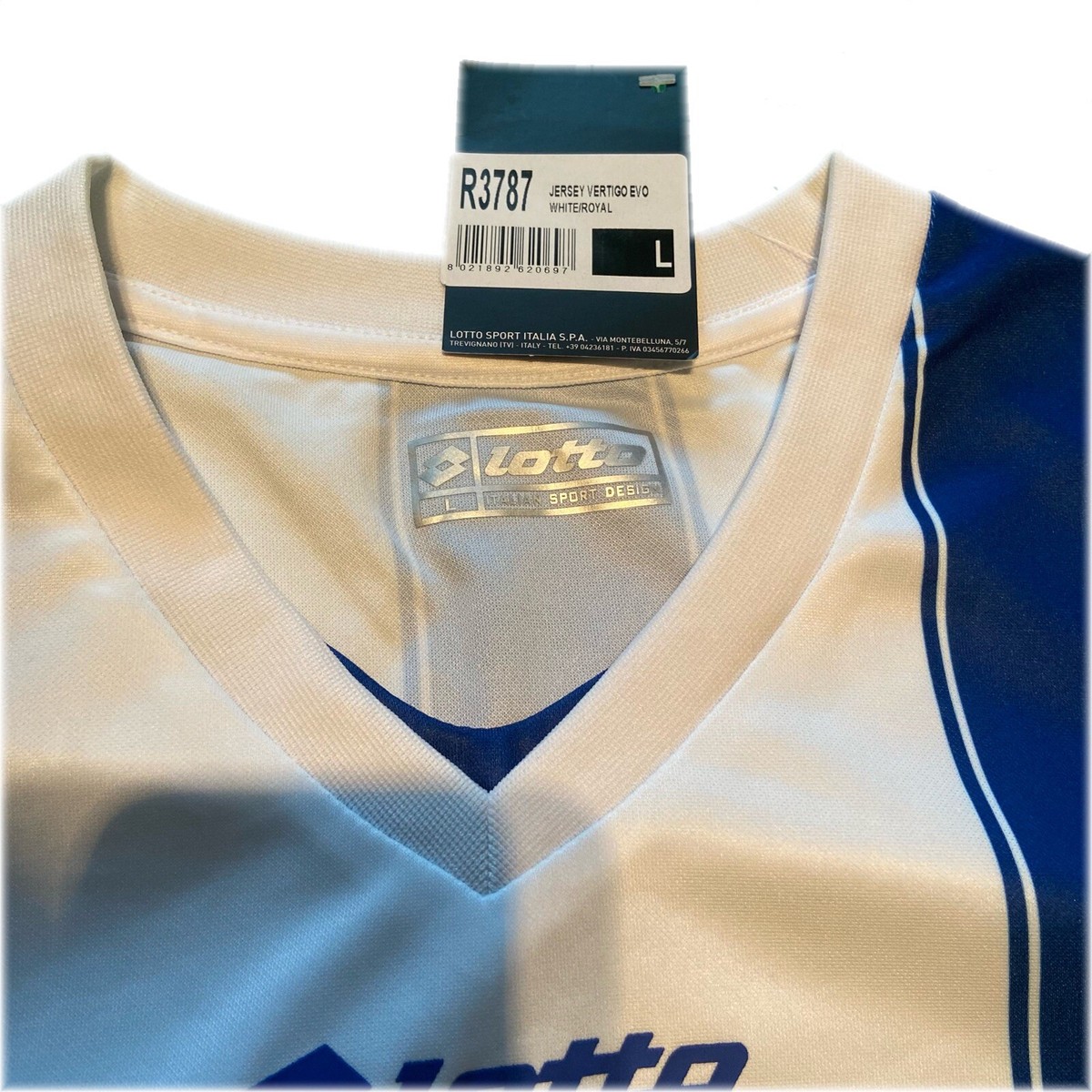 VINTAGE LOTTO FOOTBALL SHIRT SOCCER JERSEY MAILLOT BLUE VINTAGE LOTTO FOOTBALL SHIRT SOCCER JERSEY MAILLOT BLUE