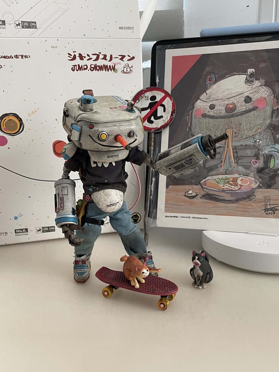 DAMTOYS Jump Snowman Hiroshi Yokoyama Coaldog 1/12 Figure DAMTOYS Jump Snowman Hiroshi Yokoyama Coaldog 1/12 Figure