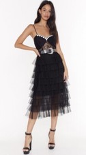 Meshed Dresses Midi Skirt NEW Size s/m