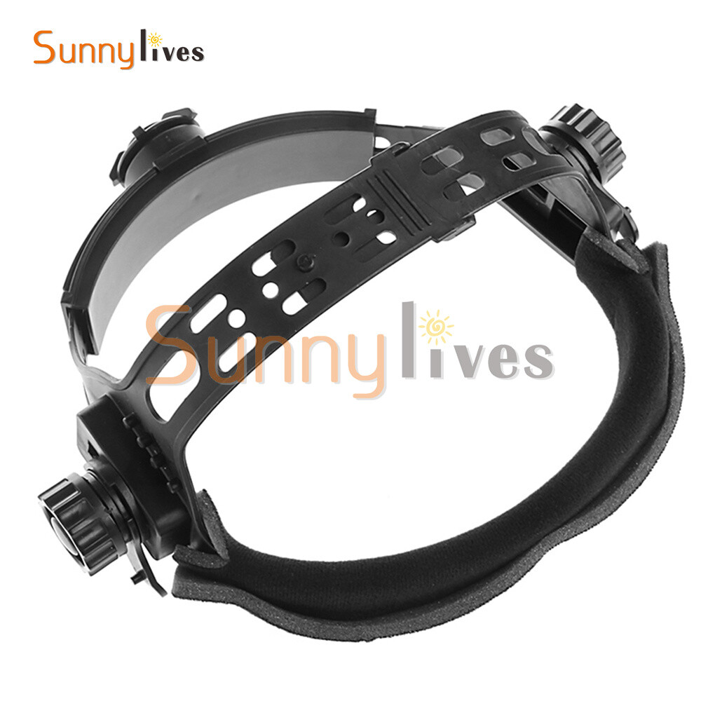 Welder Mask Headband, Welding Headband, Plastic Welding Welder Mask Adjustable Headband for Solar Auto Darkening Welding Helmet Accessories(Black