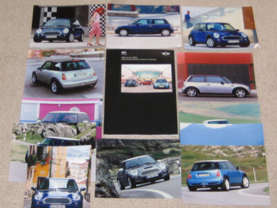 MINI  2002  GENEVA  MOTOR  SHOW   PRESS / MEDIA  PACK  + 12 HI- RES  PHOTOGRAPHS