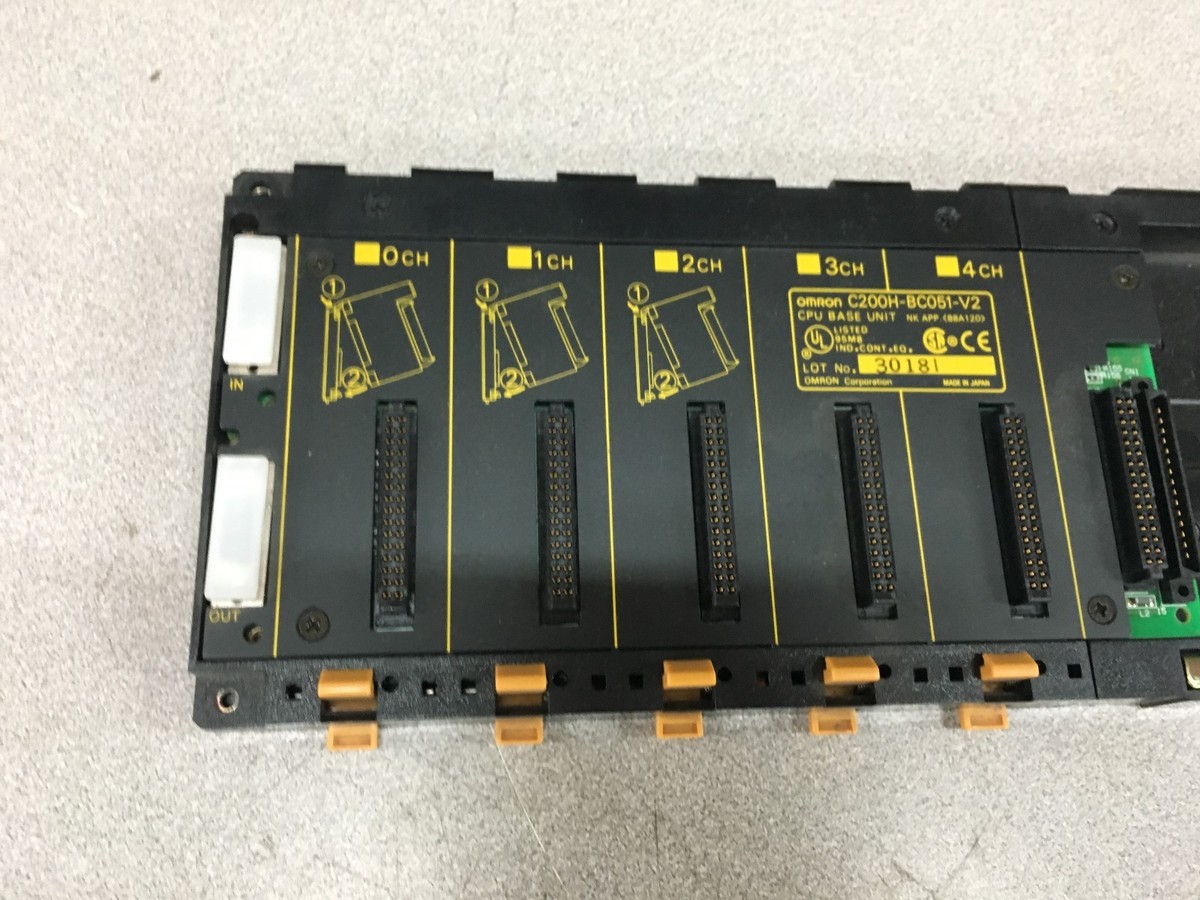 USED OMRON CPU BASE UNIT C200H-BC051-V2 | eBay USED OMRON CPU BASE UNIT C200H-BC051-V2 | eBay