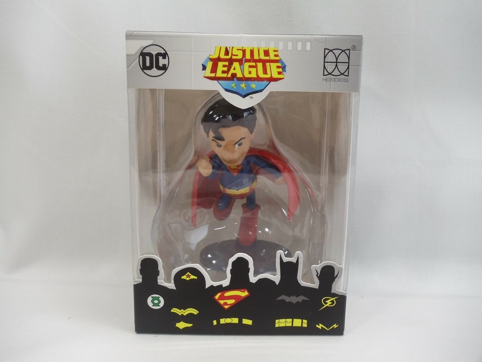 Figurine Superman Hybrid Metal Figuration HeroCross – Justice League – 15cm – Lumière