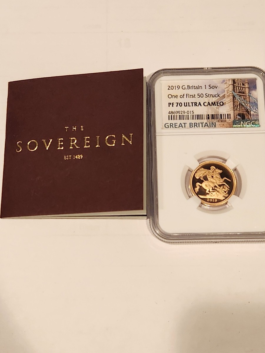 2019 GREAT BRITAIN 1 SOVEREIGN NGC PF 70 ULTRA CAMEO #35 | eBay