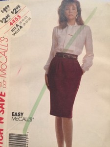 McCall's Sewing Pattern 4455 Stitch & Save Blouse Scarf Skirt 