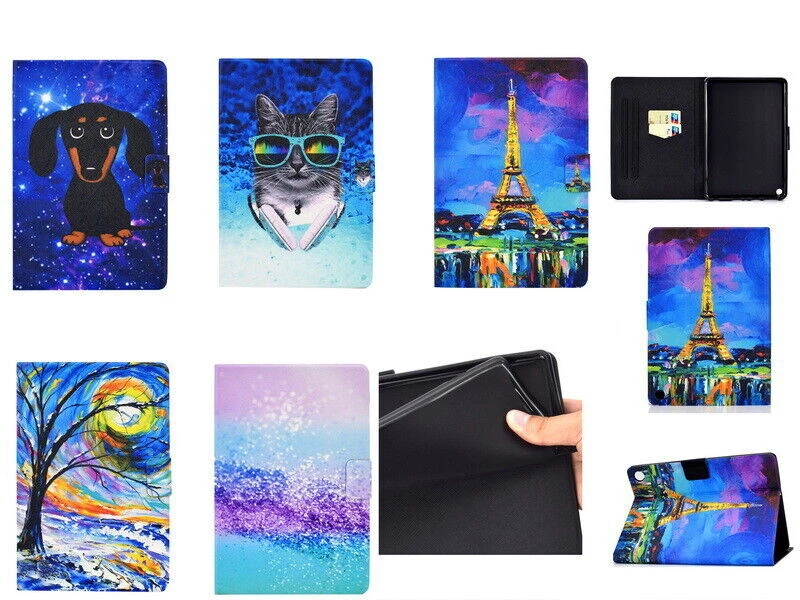 For Amazon Fire Max 11 2023 Tablet Case Pattern PU Leather Protective Flip Cover - Image 3 of 4