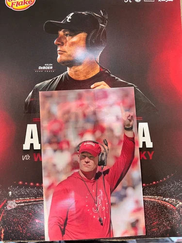 2024 ALABAMA CRIMSON TIDE WESTERN KENTUCKY GAMEDAY PROGRAM W/3D PHOTO CARD 8/31 - Picture 1 of 1
