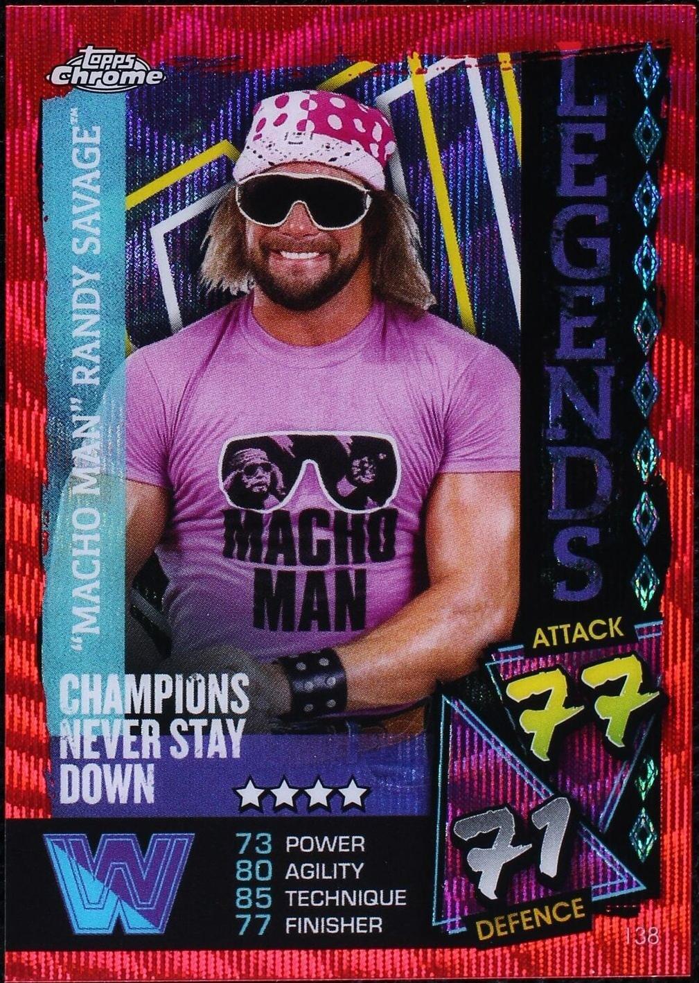 2021 Topps Chrome WWE Slam Attax - Randy Savage #138 for sale | eBay