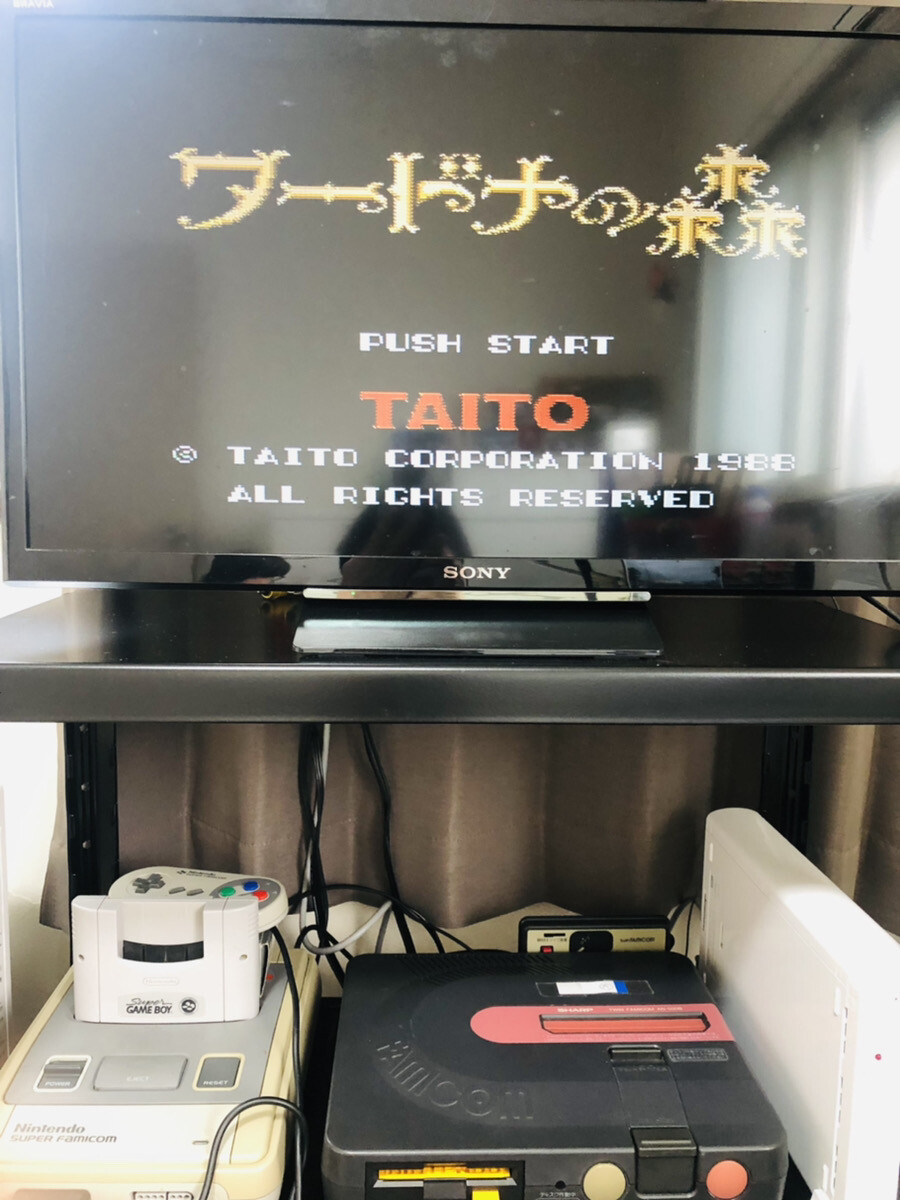 3.5インチFDソフト　NIGHT GUNNER FINAL MISSION Wardner no Mori Nintendo Famicom Disk System Taito 1988 TFD