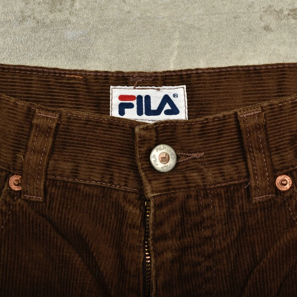 Pantalón FILA Pana Marrón Foto 3 de 4