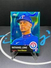 2022 Topps Chrome Platinum Nathaniel Lowe Aqua Lava /299