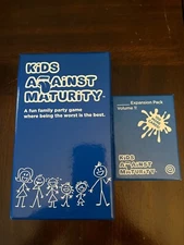 Kids Against Maturity Card Game Party Award Winning With Expansion Pack