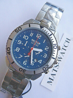 SECTOR+CENTURION CHRONO BLUE+R3273603035+NEU/NEW | eBay