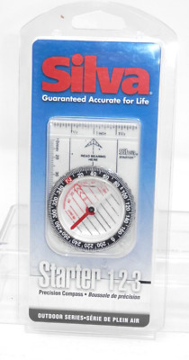 Silva Starter 1-2-3 Precision Compass Outdoor Beginners Navigate Accurate New