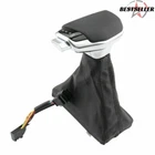 Automatic transmission Electronic LED Gear shift Knob+Gaiter for Audi 2012-18 A6