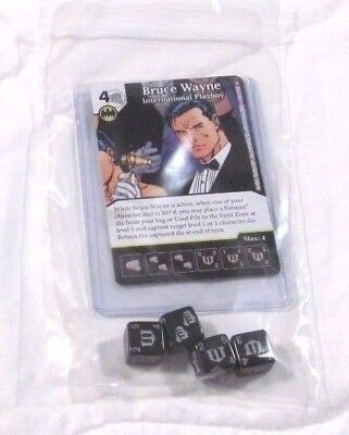 DC Dice Masters World's Finest BATMAN 4 Dice Set of 4 Cards Starters