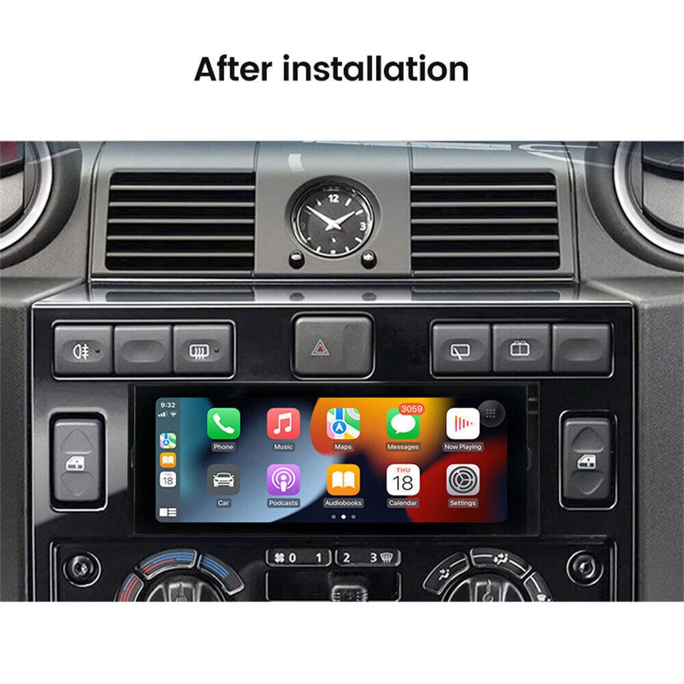 Radio estéreo para automóvil con pantalla táctil de 6,86 pulgadas GPS navegación reproductor WiFi Carplay incorporado 2+32G Foto 3 de 4