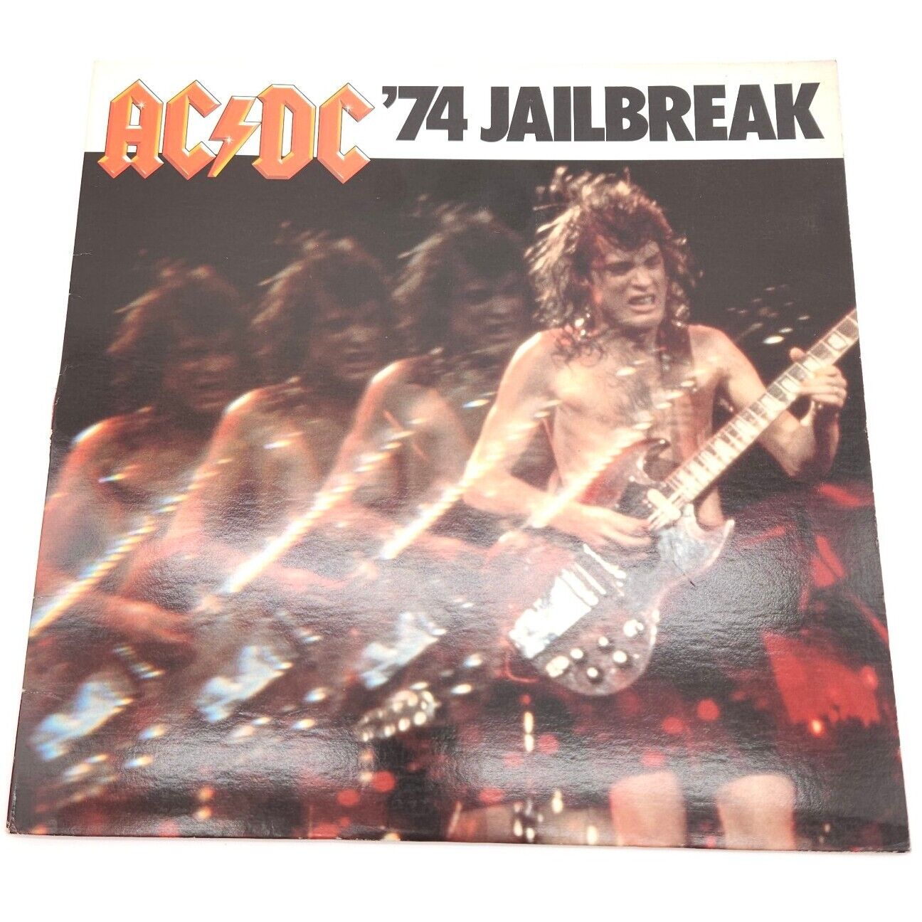 Gripsweat - AC DC 74 Jailbreak US Atlantic Record Label Ex Vg Ac / Dc 1984  Vinyl 80178 1 Y