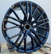 4 Pcs 19 Wheels For Audi A4 A5 S4 A6 Vw Passat Tiguan 19x8.5 5x112 Gloss Black
