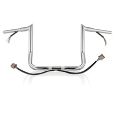 Prewired Electra Glide Handlebar Ape Hanger for 96-06 Ultra Classic 12" Chrome
