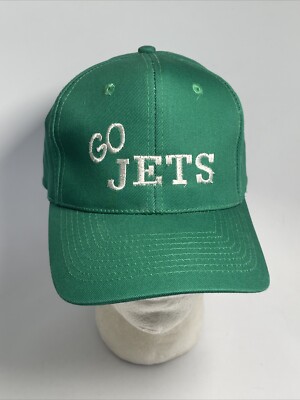 Vintage KC Tag NFL Football New York Jets Light Up Cap Adjustable Snap Back Rare