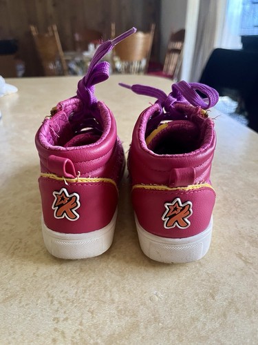 Karma's World Toddler Girls SIZE 12 High Top Sneaker Color: Pink - Picture 7 of 9