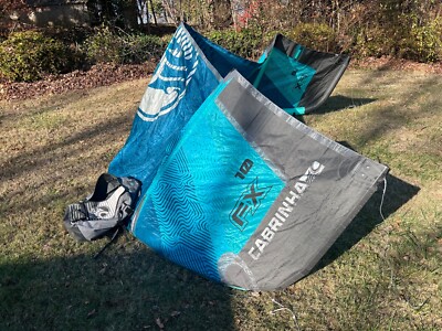 Cabrinha FX 10 Meter 2DR Double Ripstop 1X Security System Kite Kitesurfing 10m