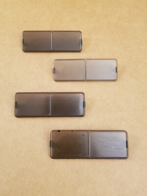 1976 Vintage SPACE 1999 EAGLE 1 - Four (4) Tinted Ship Windows Lot - Tabs Intact