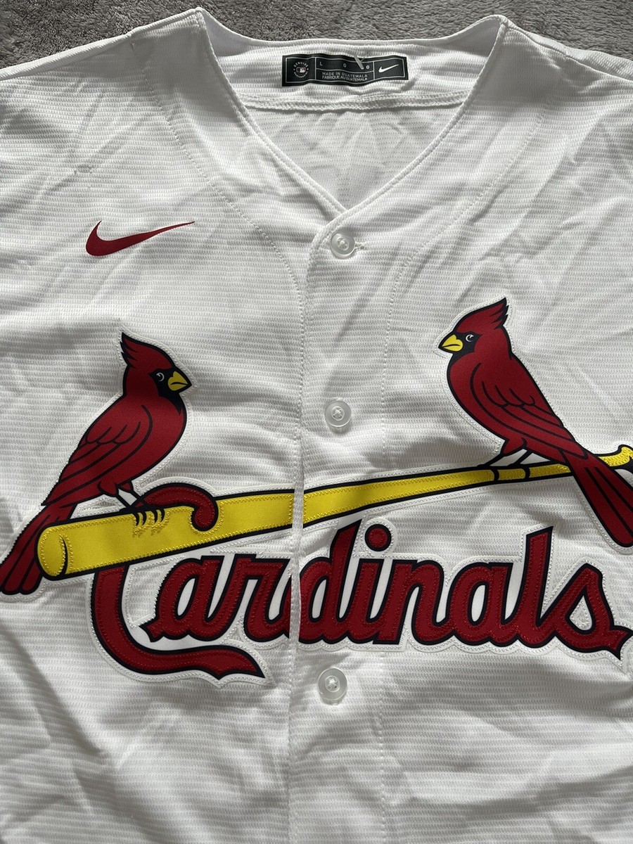 Nike MLB St. Louis Cardinals Marcell Ozuna #23 Stitched White