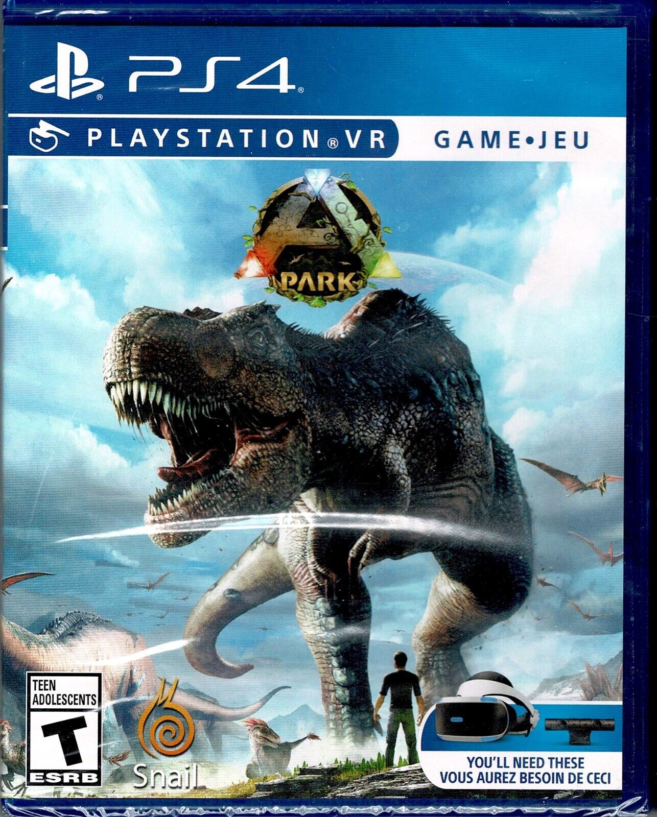 Ark Park VR Ps4 New Collect DNA Raise Dinosaurs Beware Raging Dinosaurs 884095192761 | eBay