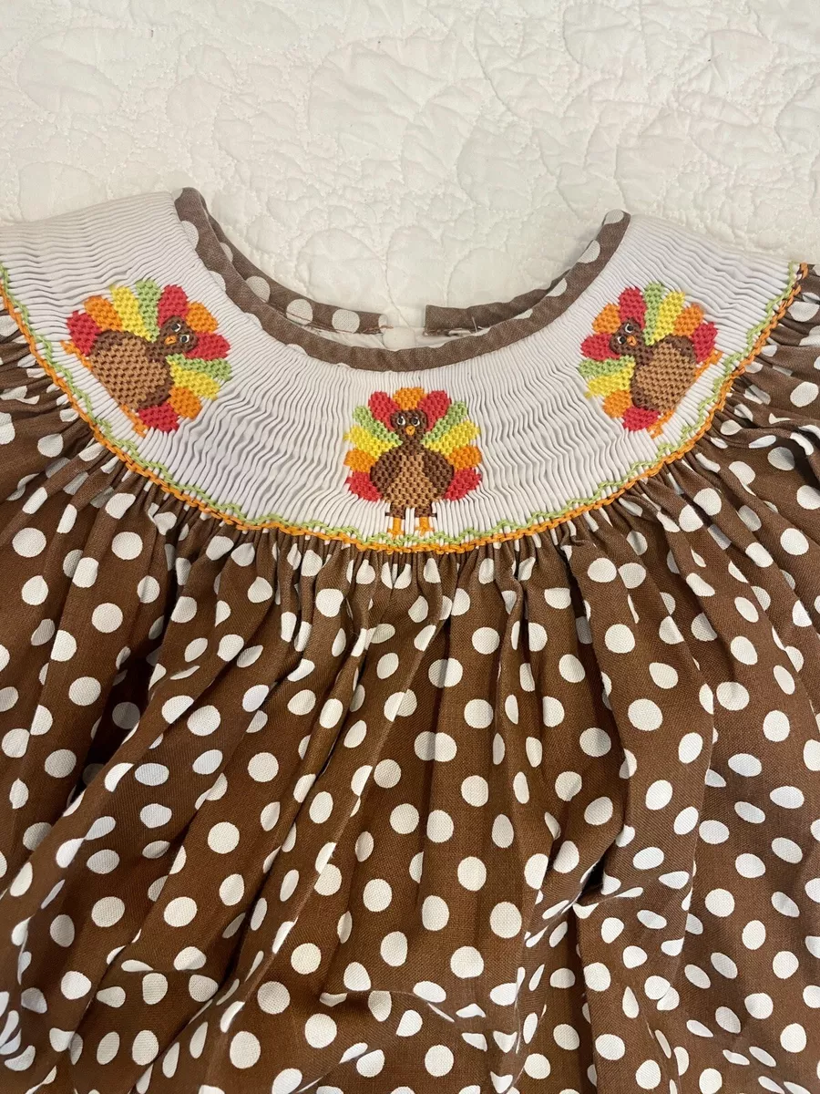 Smocked thanksgiving hotsell dress