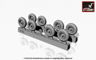 Armory AW14304 - 1/144 - Boeing B-52 wheels, weighted Aircraft Accesories