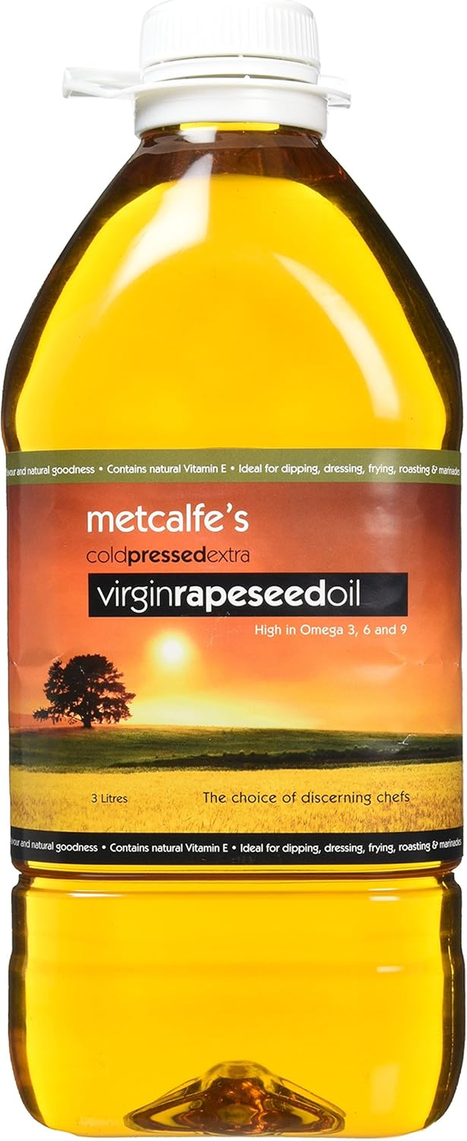 Extra Virgin Cold Pressed Rapeseed Oil 3 Litre