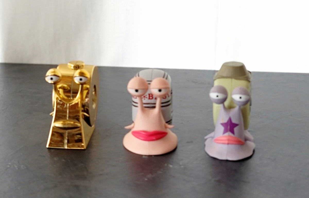 One Piece Transponder Snail Measure/Set of 3 /Golden,Arabasuta