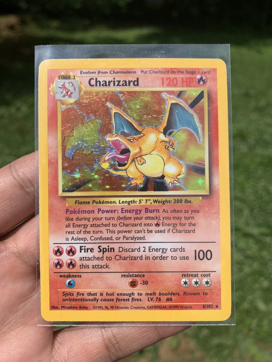 Pokemon Card Unlimited Edition Holo Rare Base Set 1999 Charizard 4/102 | eBay Pokemon Card Unlimited Edition Holo Rare Base Set 1999 Charizard 4/102 | eBay