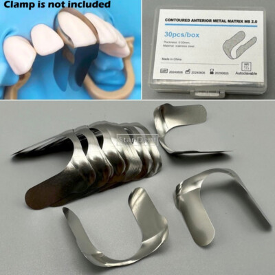 #ad Dental Proximal Contoured Anterior Strips Twin Matrices Metal Matrix Strip Bands $695.00